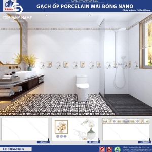 Gạch ốp tường (30x60) LC36602 đá bóng kính