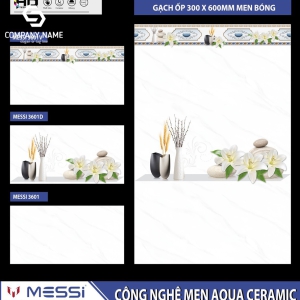 Gạch ốp tường (30x60) TH3601 men bóng 