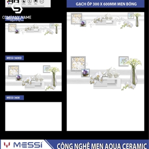 Gạch ốp tường (30x60) THPM3600 men bóng 