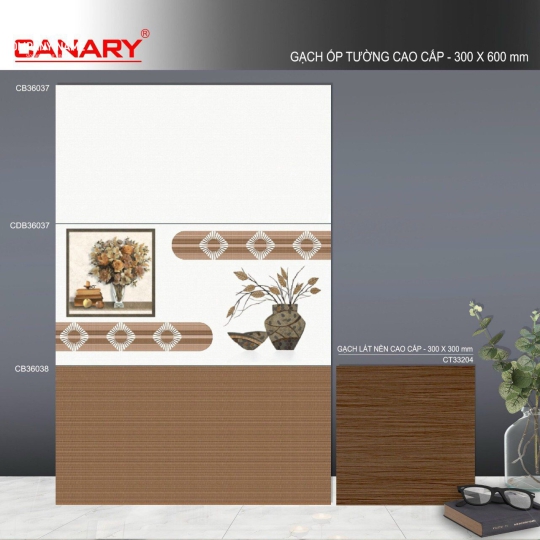 Gạch ốp tường (30x60) TP.CB36037 men bóng