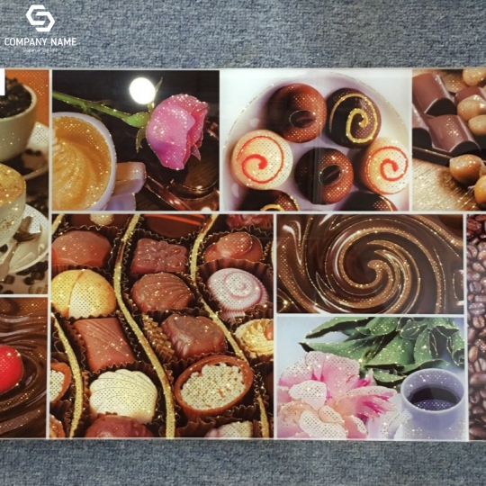 Gạch tranh ép kính kim tuyến (30x60) TEKB