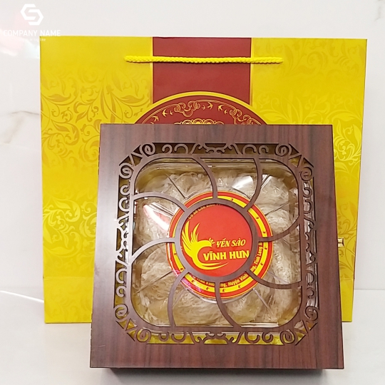 Hộp quà gỗ yến sào HQ03