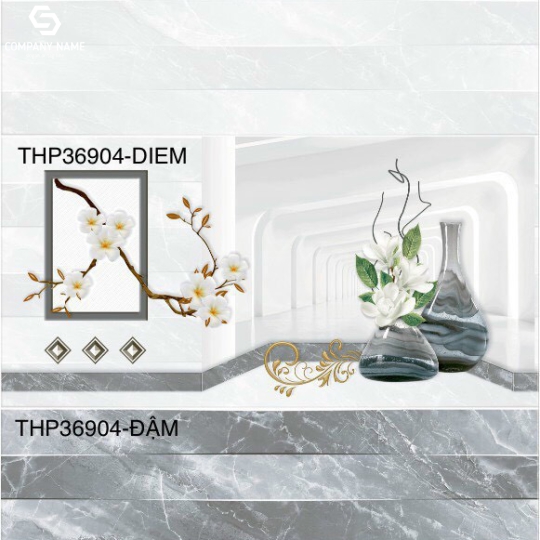 Gạch ốp tường (30x60) THP36904 men bóng 